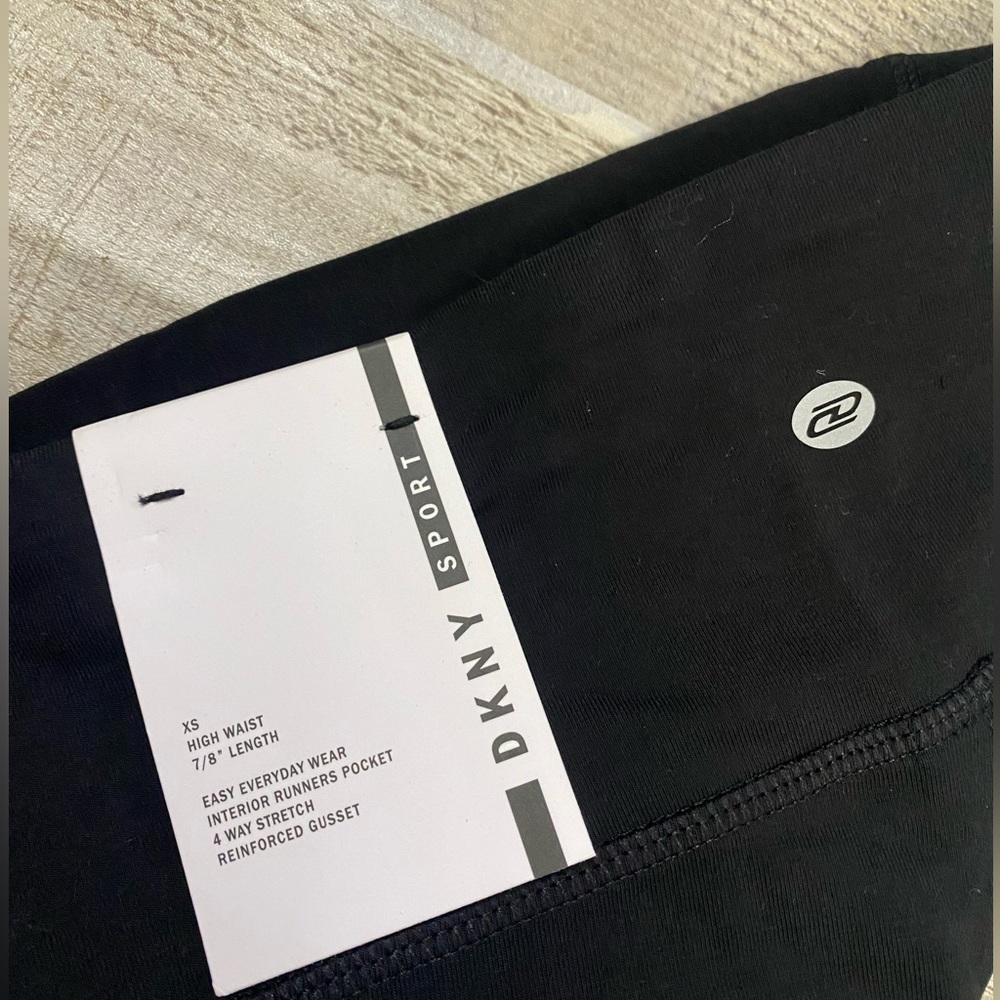 DKNY logo black leggings - Picture 7 of 8